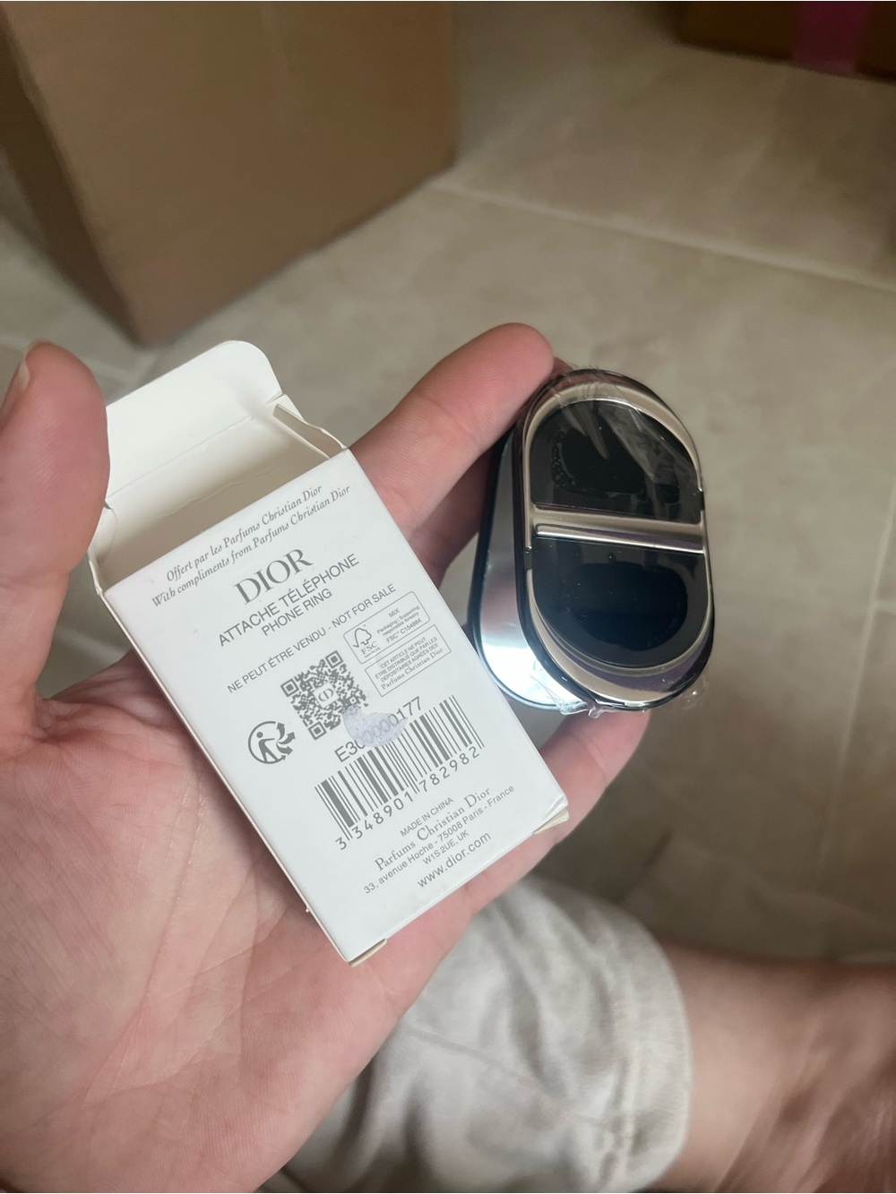 Dior Compact Phone Mirror - Silver